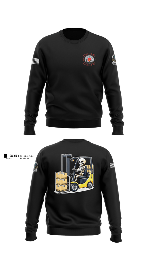 Crew Neck Sweatshirt, , Marines, Teamtime, Team time, sublimation, custom sports apparel, team uniforms, spirit wear, spiritwear, sports uniforms, custom shirts, team store, custom team store, fundraiser sports, apparel fundraiser