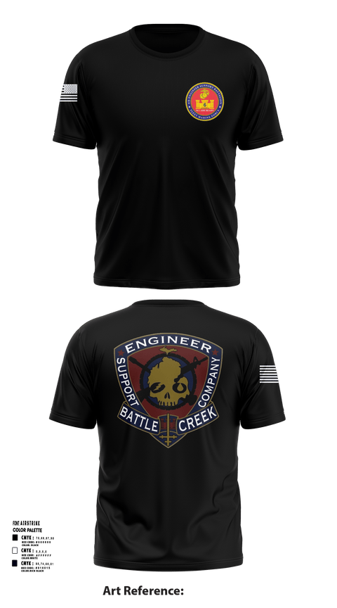 Short Sleeve Performance Shirt, 6th Engineer Support, Marines, Teamtime, Team time, sublimation, custom sports apparel, team uniforms, spirit wear, spiritwear, sports uniforms, custom shirts, team store, custom team store, fundraiser sports, apparel fundraiser