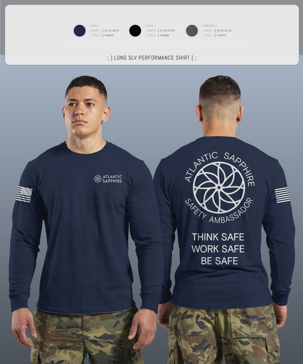 Long Sleeve Performance Shirt, LinVille, Navy, Teamtime, Team time, sublimation, custom sports apparel, team uniforms, spirit wear, spiritwear, sports uniforms, custom shirts, team store, custom team store, fundraiser sports, apparel fundraiser