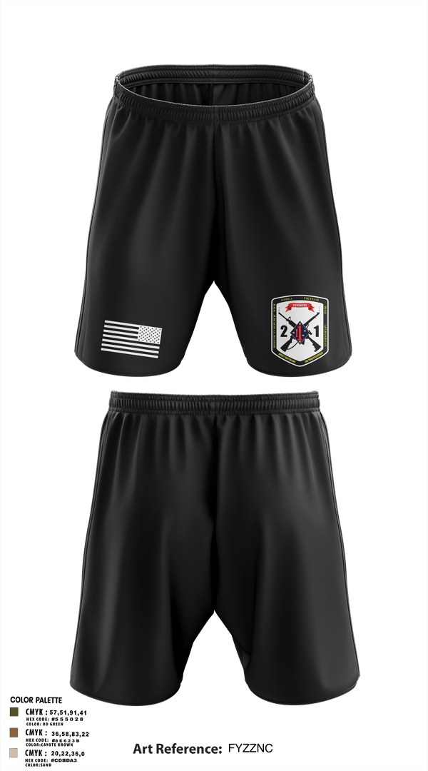 Athletic Shorts With Pockets, 2nd Battalion, 1st Marine Regiment, Marines, Teamtime, Team time, sublimation, custom sports apparel, team uniforms, spirit wear, spiritwear, sports uniforms, custom shirts, team store, custom team store, fundraiser sports, apparel fundraiser