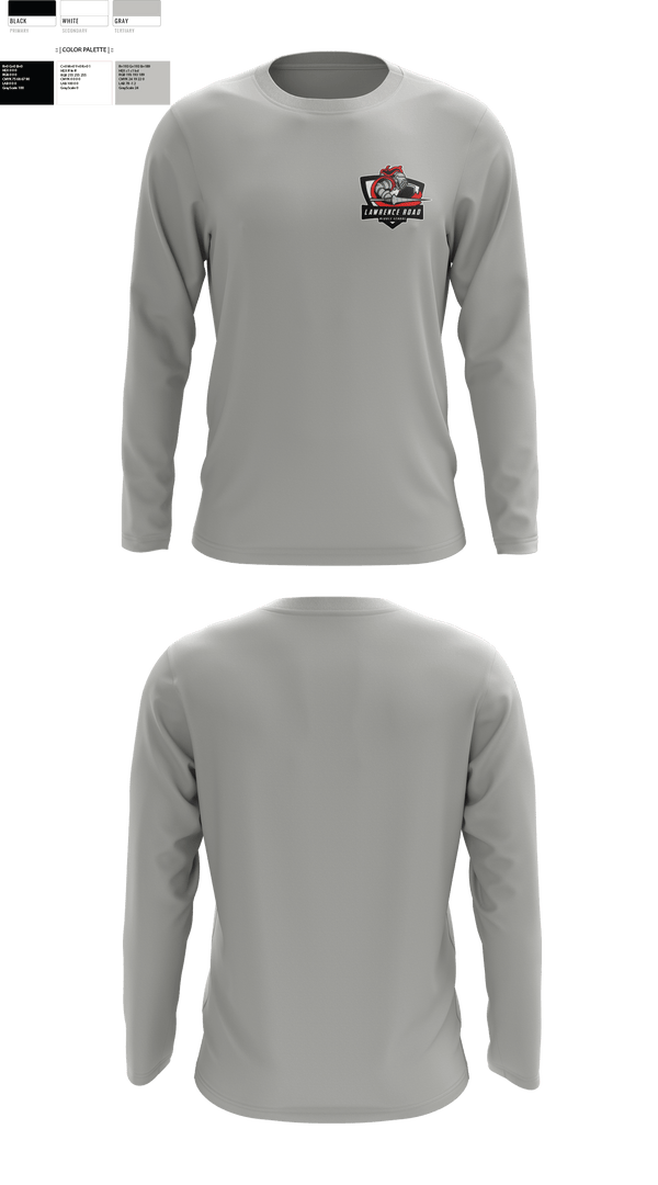 Long Sleeve Performance Shirt, Lawrence Road Middle School, , Teamtime, Team time, sublimation, custom sports apparel, team uniforms, spirit wear, spiritwear, sports uniforms, custom shirts, team store, custom team store, fundraiser sports, apparel fundraiser