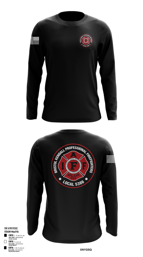 Long Sleeve Performance Shirt, Local 5386, Fire Department, Teamtime, Team time, sublimation, custom sports apparel, team uniforms, spirit wear, spiritwear, sports uniforms, custom shirts, team store, custom team store, fundraiser sports, apparel fundraiser