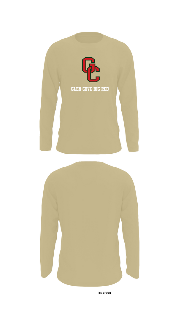 Long Sleeve Performance Shirt, Glen Cove Big Red, Track & Field, Teamtime, Team time, sublimation, custom sports apparel, team uniforms, spirit wear, spiritwear, sports uniforms, custom shirts, team store, custom team store, fundraiser sports, apparel fundraiser