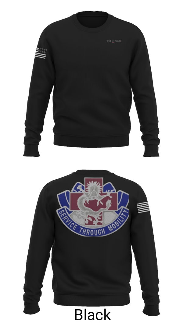 Crew Neck Sweatshirt, 131st SAD, Army, Teamtime, Team time, sublimation, custom sports apparel, team uniforms, spirit wear, spiritwear, sports uniforms, custom shirts, team store, custom team store, fundraiser sports, apparel fundraiser