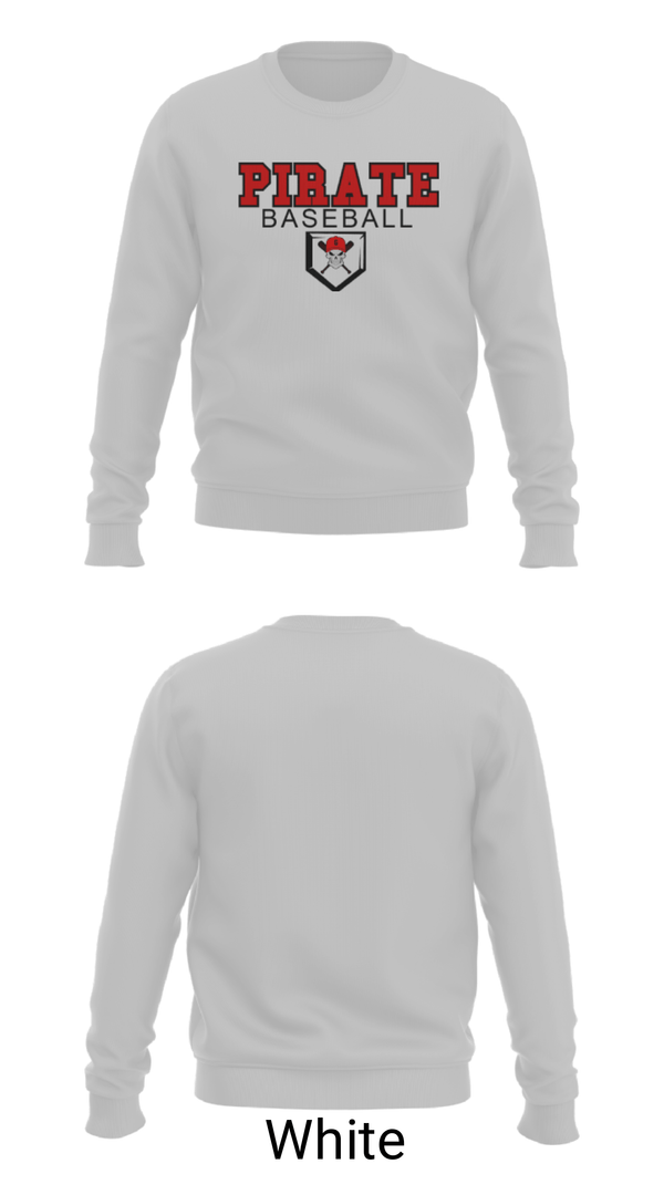 Crew Neck Sweatshirt, Grants High School Baseball, Baseball, Teamtime, Team time, sublimation, custom sports apparel, team uniforms, spirit wear, spiritwear, sports uniforms, custom shirts, team store, custom team store, fundraiser sports, apparel fundraiser