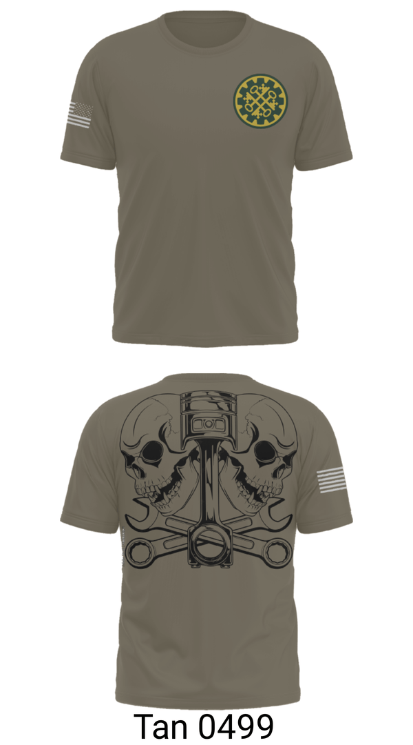 Old School Cotton Feel Shirt, 46th MP Co, Army, Teamtime, Team time, sublimation, custom sports apparel, team uniforms, spirit wear, spiritwear, sports uniforms, custom shirts, team store, custom team store, fundraiser sports, apparel fundraiser