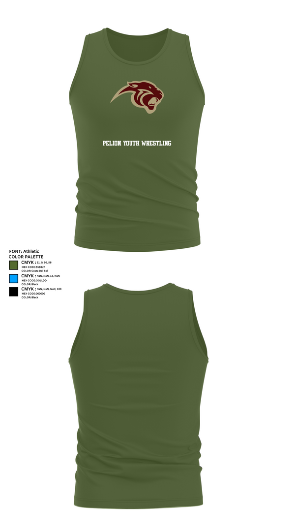 Tank Top, Pelion Youth Wrestling, Wrestling, Teamtime, Team time, sublimation, custom sports apparel, team uniforms, spirit wear, spiritwear, sports uniforms, custom shirts, team store, custom team store, fundraiser sports, apparel fundraiser