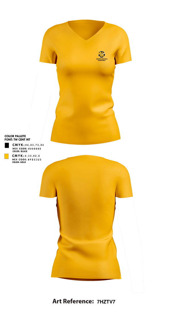 Womens Short Sleeve Vneck Shirt, Watkins Memorial High School Basketball, Women's Basketball, Teamtime, Team time, sublimation, custom sports apparel, team uniforms, spirit wear, spiritwear, sports uniforms, custom shirts, team store, custom team store, fundraiser sports, apparel fundraiser