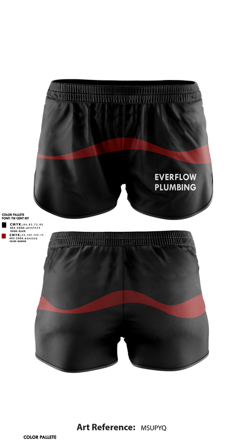 Womens Shorts, EVERFLOW PLUMBING, , Teamtime, Team time, sublimation, custom sports apparel, team uniforms, spirit wear, spiritwear, sports uniforms, custom shirts, team store, custom team store, fundraiser sports, apparel fundraiser