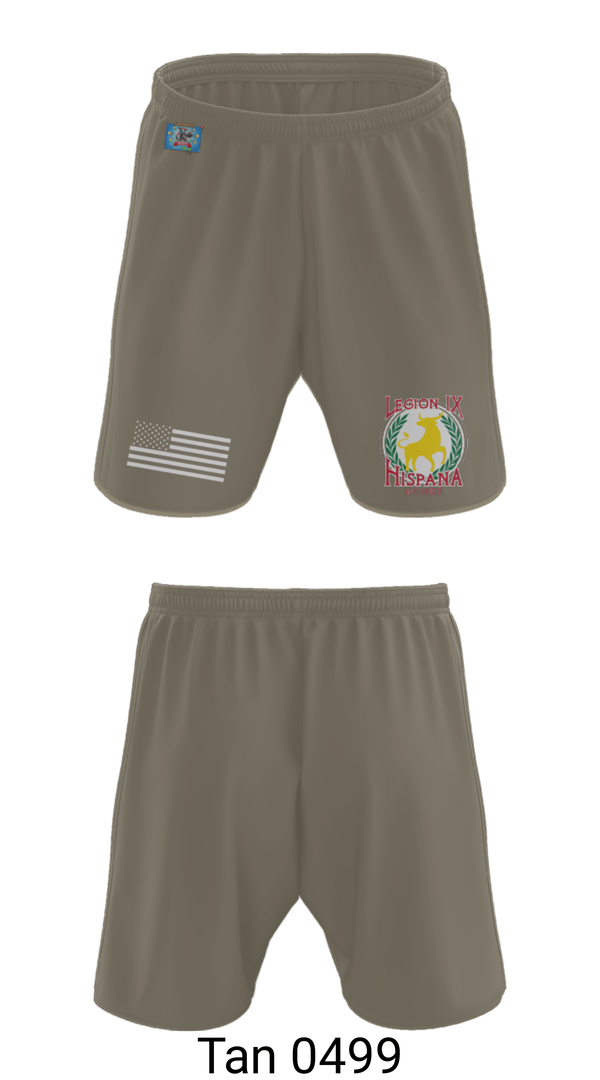 Athletic Shorts With Pockets, Legion IX, Army, Teamtime, Team time, sublimation, custom sports apparel, team uniforms, spirit wear, spiritwear, sports uniforms, custom shirts, team store, custom team store, fundraiser sports, apparel fundraiser
