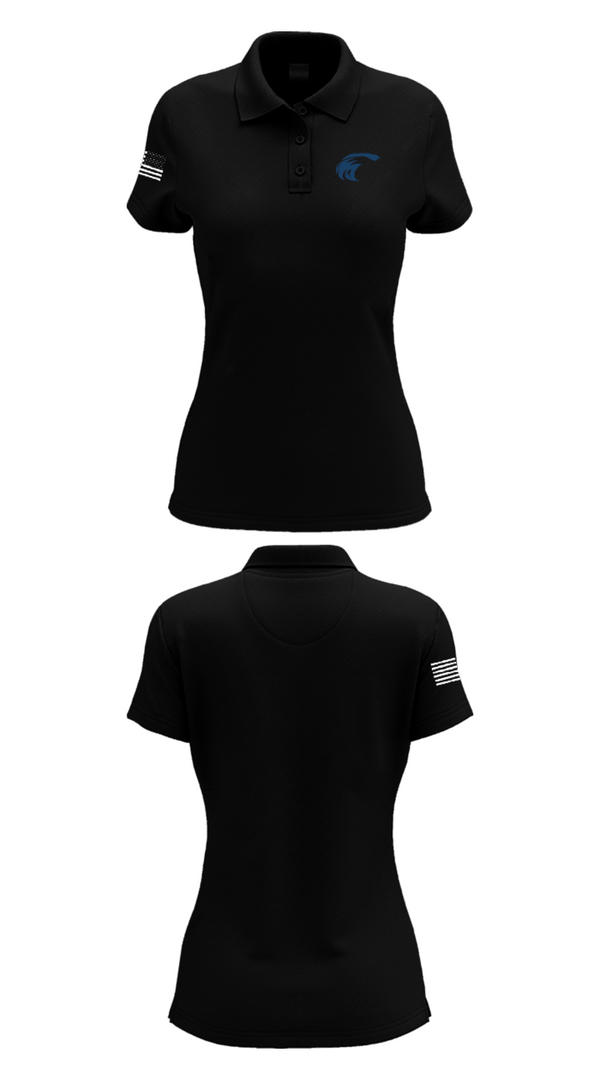 Womens Short Sleeve Performance Polo, Big Springs Charter School Football, Football, Teamtime, Team time, sublimation, custom sports apparel, team uniforms, spirit wear, spiritwear, sports uniforms, custom shirts, team store, custom team store, fundraiser sports, apparel fundraiser