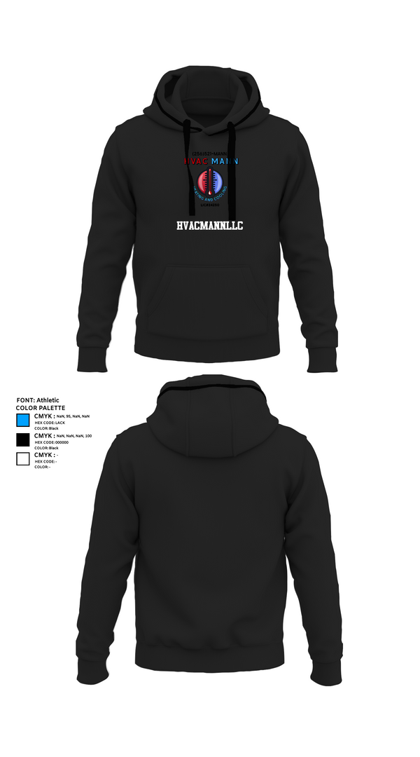 Hoodie, Hvacmannllc, , Teamtime, Team time, sublimation, custom sports apparel, team uniforms, spirit wear, spiritwear, sports uniforms, custom shirts, team store, custom team store, fundraiser sports, apparel fundraiser