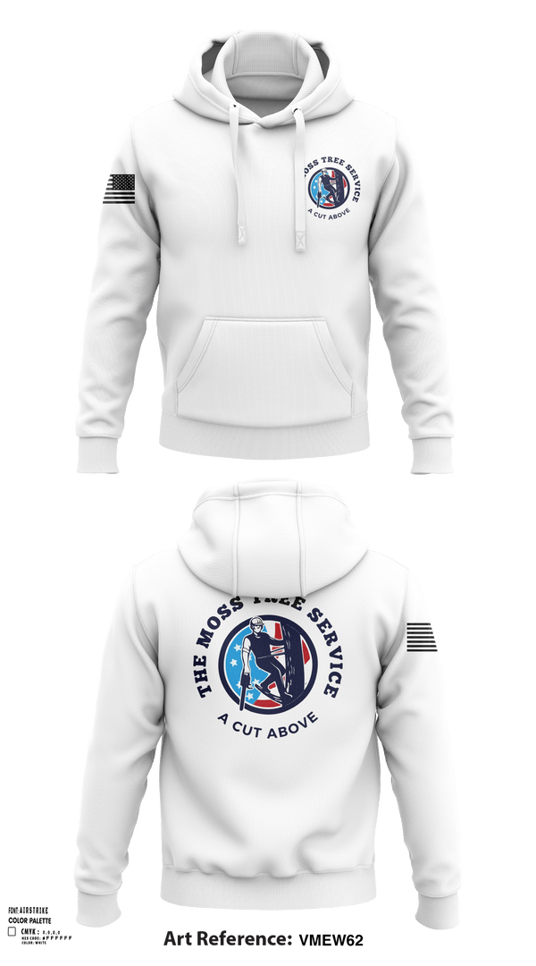Hoodie, The Moss Tree Service, , Teamtime, Team time, sublimation, custom sports apparel, team uniforms, spirit wear, spiritwear, sports uniforms, custom shirts, team store, custom team store, fundraiser sports, apparel fundraiser