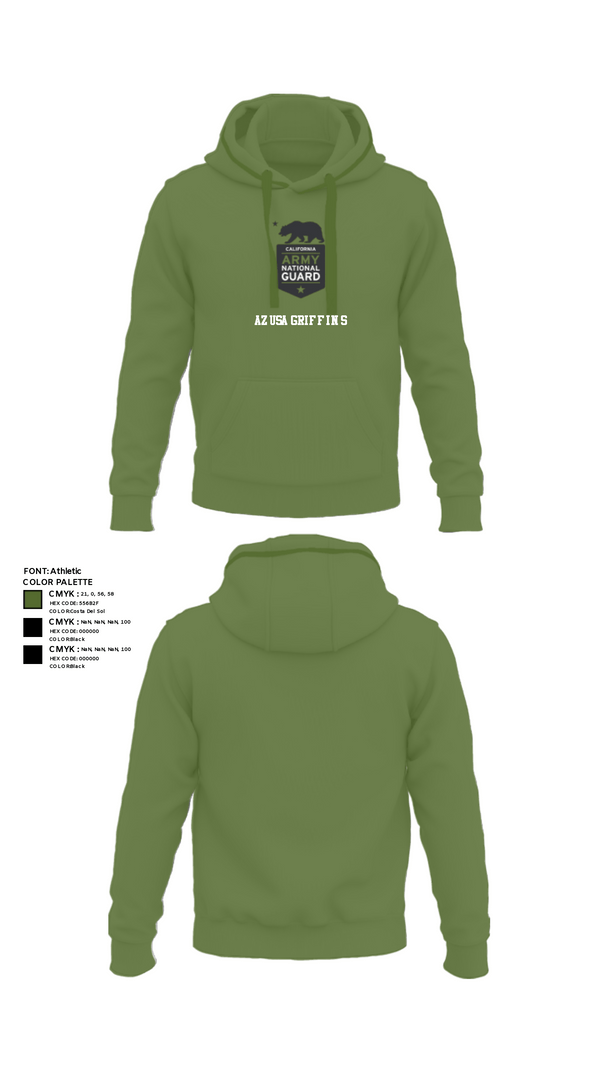 Hoodie, Azusa Griffins, , Teamtime, Team time, sublimation, custom sports apparel, team uniforms, spirit wear, spiritwear, sports uniforms, custom shirts, team store, custom team store, fundraiser sports, apparel fundraiser
