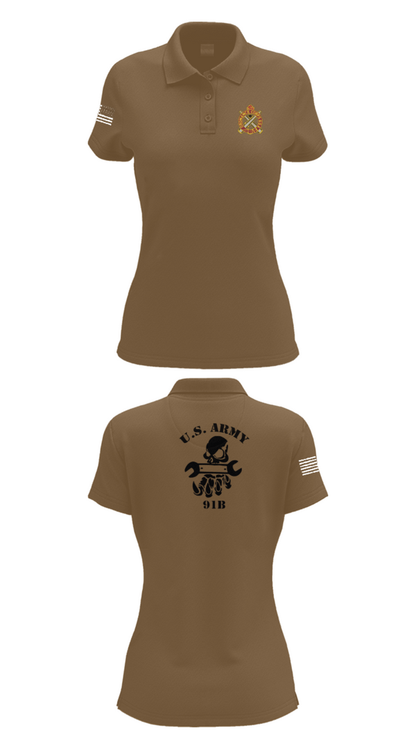 Womens Short Sleeve Performance Polo, 411TH, Army, Teamtime, Team time, sublimation, custom sports apparel, team uniforms, spirit wear, spiritwear, sports uniforms, custom shirts, team store, custom team store, fundraiser sports, apparel fundraiser