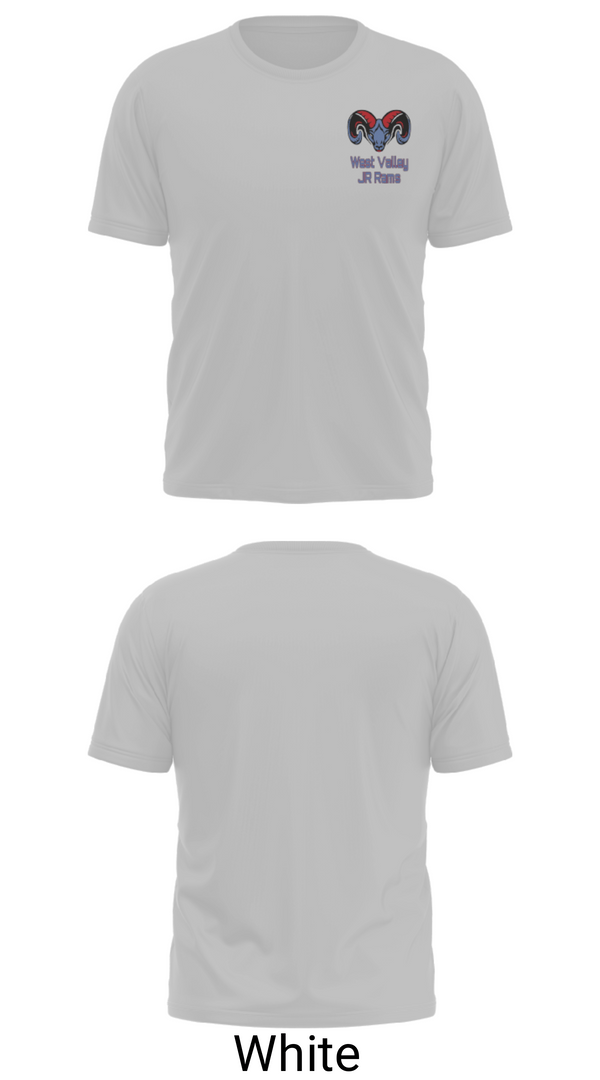 Short Sleeve Performance Shirt, West Valley JR Rams, Football, Teamtime, Team time, sublimation, custom sports apparel, team uniforms, spirit wear, spiritwear, sports uniforms, custom shirts, team store, custom team store, fundraiser sports, apparel fundraiser