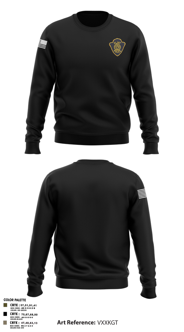 Crew Neck Sweatshirt, City of Flint Police, Police, Teamtime, Team time, sublimation, custom sports apparel, team uniforms, spirit wear, spiritwear, sports uniforms, custom shirts, team store, custom team store, fundraiser sports, apparel fundraiser