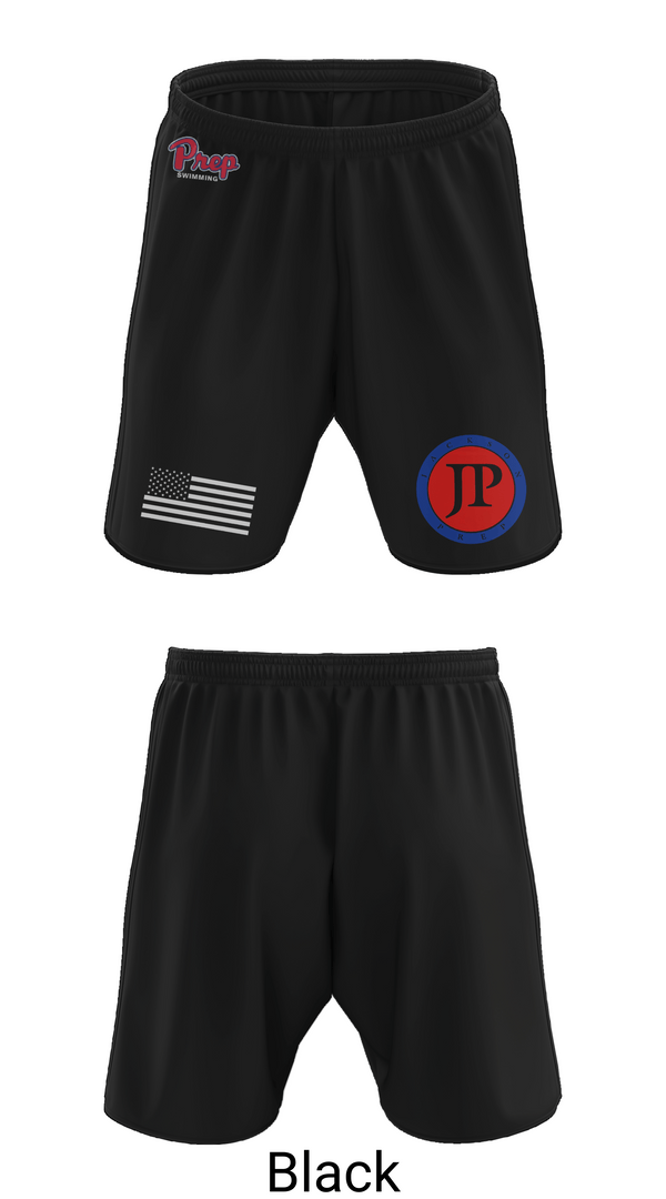 Athletic Shorts With Pockets, Jackson Preparatory School Swimming, Swimming, Teamtime, Team time, sublimation, custom sports apparel, team uniforms, spirit wear, spiritwear, sports uniforms, custom shirts, team store, custom team store, fundraiser sports, apparel fundraiser