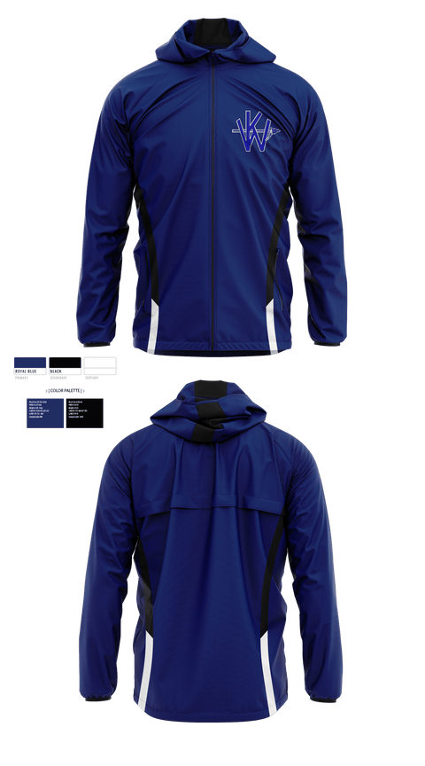 Windbreaker, Ketchum Warriors, Football, Teamtime, Team time, sublimation, custom sports apparel, team uniforms, spirit wear, spiritwear, sports uniforms, custom shirts, team store, custom team store, fundraiser sports, apparel fundraiser