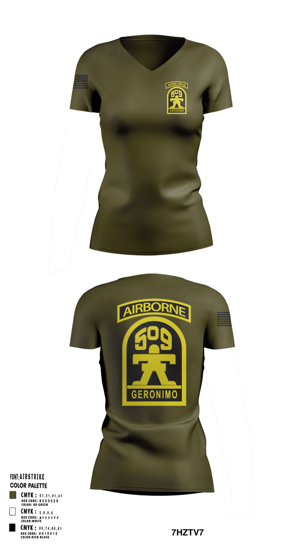Womens Short Sleeve Vneck Shirt, Geronimo, Army, Teamtime, Team time, sublimation, custom sports apparel, team uniforms, spirit wear, spiritwear, sports uniforms, custom shirts, team store, custom team store, fundraiser sports, apparel fundraiser