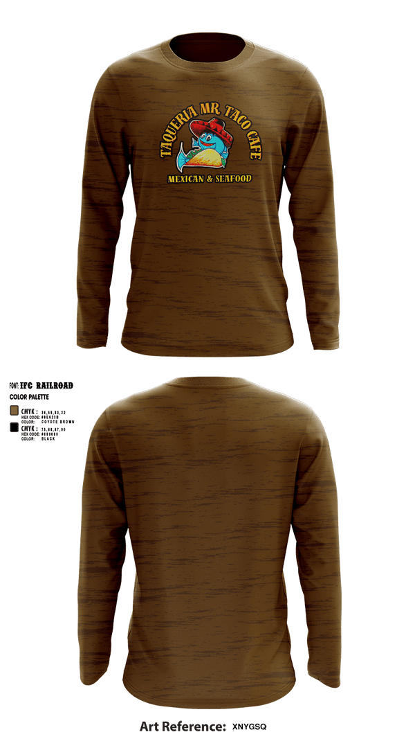 Long Sleeve Performance Shirt, Taqueria Mr Taco Cafe Mexican & Seafood, , Teamtime, Team time, sublimation, custom sports apparel, team uniforms, spirit wear, spiritwear, sports uniforms, custom shirts, team store, custom team store, fundraiser sports, apparel fundraiser