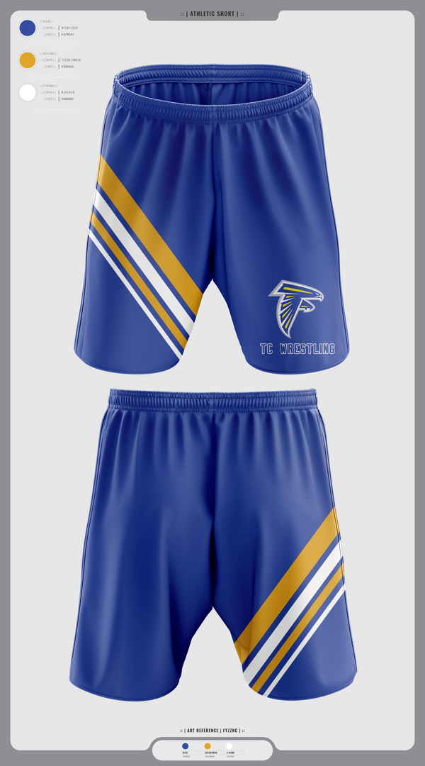Athletic Shorts With Pockets, Todd County High School Wrestling, Wrestling, Teamtime, Team time, sublimation, custom sports apparel, team uniforms, spirit wear, spiritwear, sports uniforms, custom shirts, team store, custom team store, fundraiser sports, apparel fundraiser