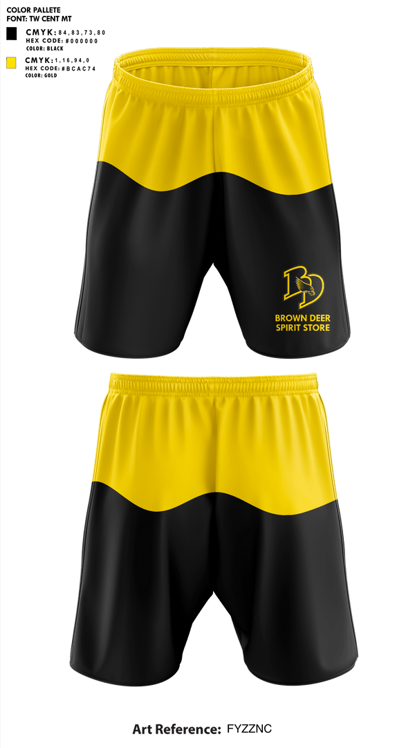 Athletic Shorts With Pockets, Brown Deer High School, Spirit Store, Teamtime, Team time, sublimation, custom sports apparel, team uniforms, spirit wear, spiritwear, sports uniforms, custom shirts, team store, custom team store, fundraiser sports, apparel fundraiser