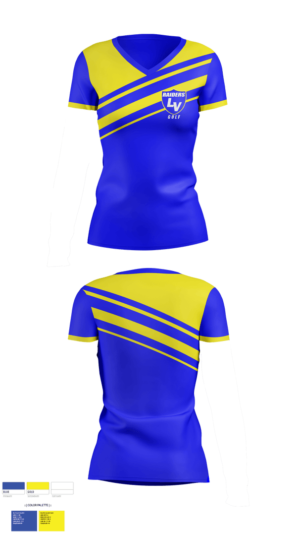 Womens Short Sleeve Vneck Shirt, Logan View High School Golf, Golf, Teamtime, Team time, sublimation, custom sports apparel, team uniforms, spirit wear, spiritwear, sports uniforms, custom shirts, team store, custom team store, fundraiser sports, apparel fundraiser