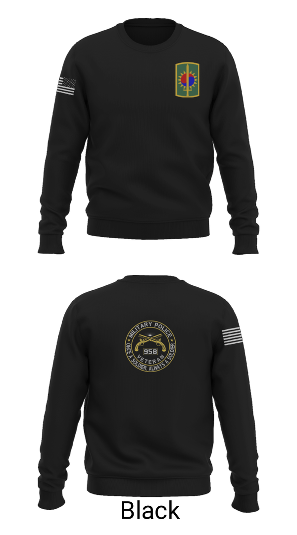 Crew Neck Sweatshirt, 142ND MILITARY POLICE, Army, Teamtime, Team time, sublimation, custom sports apparel, team uniforms, spirit wear, spiritwear, sports uniforms, custom shirts, team store, custom team store, fundraiser sports, apparel fundraiser