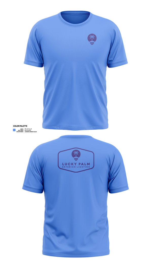 Short Sleeve Performance Shirt, Lucky Palm Lighting, , Teamtime, Team time, sublimation, custom sports apparel, team uniforms, spirit wear, spiritwear, sports uniforms, custom shirts, team store, custom team store, fundraiser sports, apparel fundraiser
