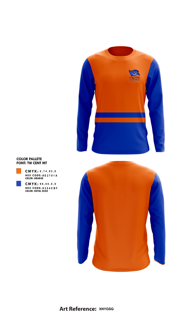 Long Sleeve Performance Shirt, Branford High School Basketball, Men's Basketball, Teamtime, Team time, sublimation, custom sports apparel, team uniforms, spirit wear, spiritwear, sports uniforms, custom shirts, team store, custom team store, fundraiser sports, apparel fundraiser