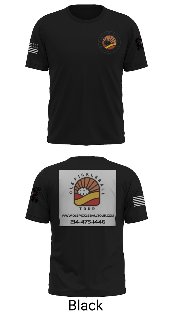 Short Sleeve Performance Shirt, Ole Pickleball Tour, , Teamtime, Team time, sublimation, custom sports apparel, team uniforms, spirit wear, spiritwear, sports uniforms, custom shirts, team store, custom team store, fundraiser sports, apparel fundraiser