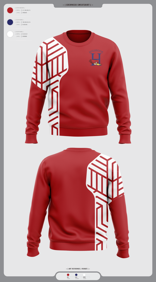 Crew Neck Sweatshirt, Holbrook High School Wrestling, Wrestling, Teamtime, Team time, sublimation, custom sports apparel, team uniforms, spirit wear, spiritwear, sports uniforms, custom shirts, team store, custom team store, fundraiser sports, apparel fundraiser