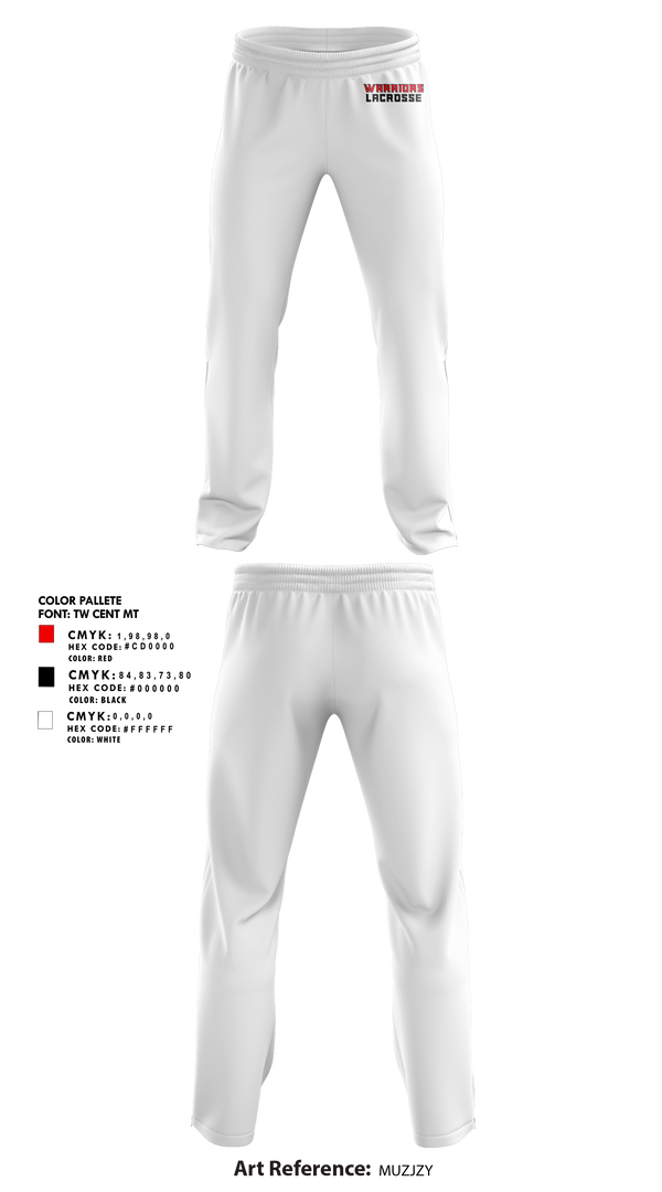 Sweatpants, Woodland Warriors Lacrosse, Men's Lacrosse, Teamtime, Team time, sublimation, custom sports apparel, team uniforms, spirit wear, spiritwear, sports uniforms, custom shirts, team store, custom team store, fundraiser sports, apparel fundraiser