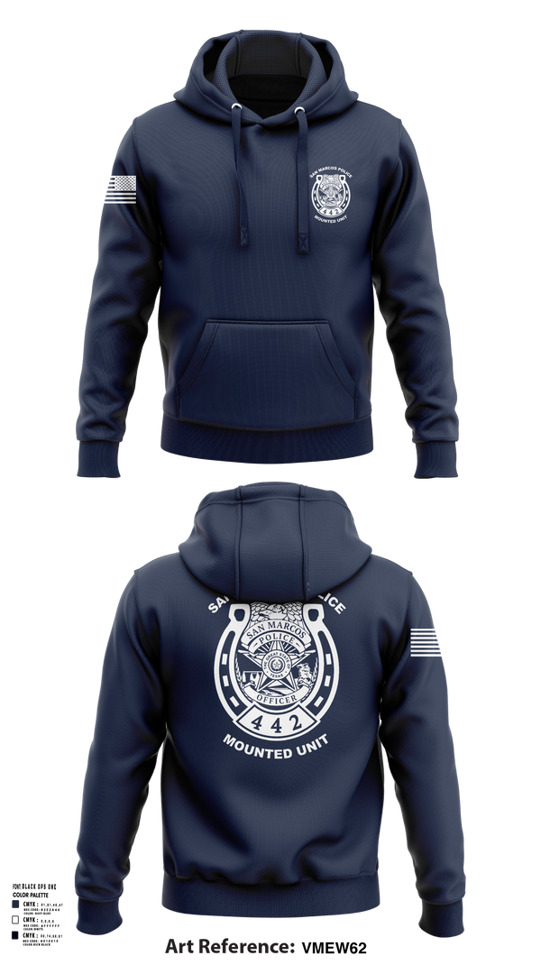 Hoodie, San Marcos Police Mounted Unit, , Teamtime, Team time, sublimation, custom sports apparel, team uniforms, spirit wear, spiritwear, sports uniforms, custom shirts, team store, custom team store, fundraiser sports, apparel fundraiser