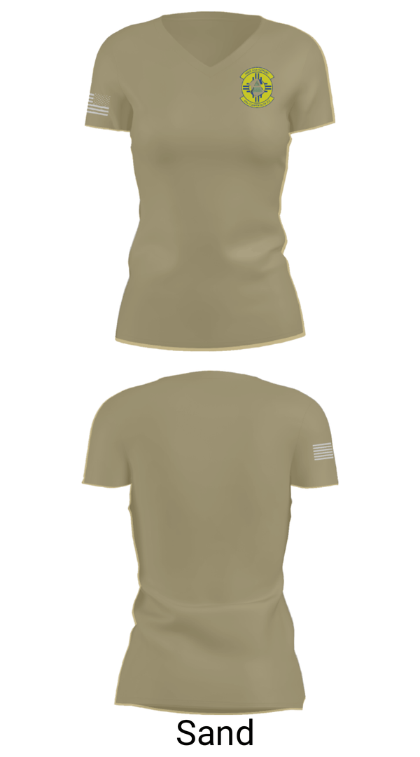 Women's Short Sleeve Vneck Shirt, 49 COMPTROLLER SQUADRON, , Teamtime, Team time, sublimation, custom sports apparel, team uniforms, spirit wear, spiritwear, sports uniforms, custom shirts, team store, custom team store, fundraiser sports, apparel fundraiser