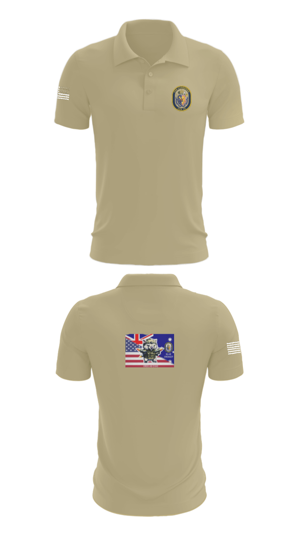 Short Sleeve Performance Polo, USS CANBERRA (LCS 30), Navy, Teamtime, Team time, sublimation, custom sports apparel, team uniforms, spirit wear, spiritwear, sports uniforms, custom shirts, team store, custom team store, fundraiser sports, apparel fundraiser