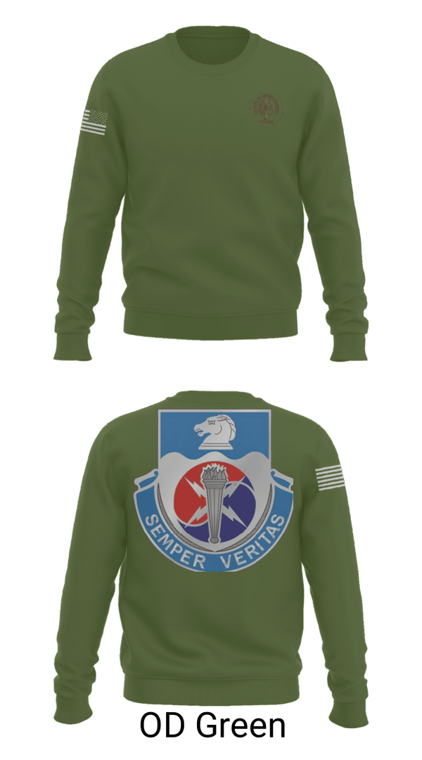 Crew Neck Sweatshirt, 312TH MI BN, CHARLIE DETACHMENT, Army, Teamtime, Team time, sublimation, custom sports apparel, team uniforms, spirit wear, spiritwear, sports uniforms, custom shirts, team store, custom team store, fundraiser sports, apparel fundraiser