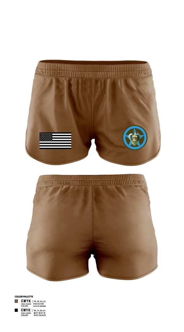 Womens Shorts, Bandit Troop, Army, Teamtime, Team time, sublimation, custom sports apparel, team uniforms, spirit wear, spiritwear, sports uniforms, custom shirts, team store, custom team store, fundraiser sports, apparel fundraiser