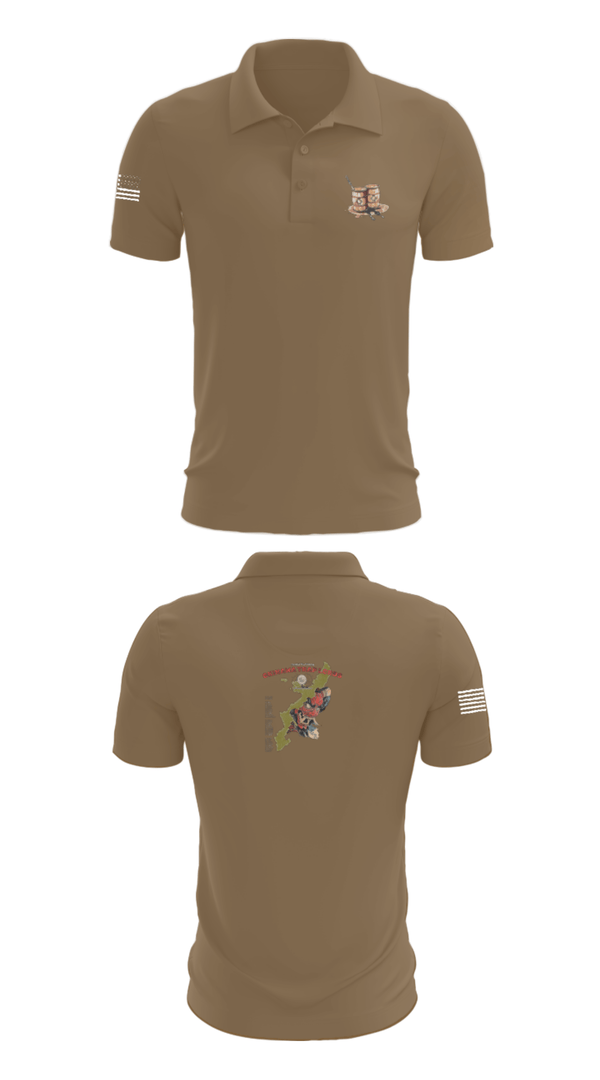 Short Sleeve Performance Polo, 3rd G Co v2/8, Marines, Teamtime, Team time, sublimation, custom sports apparel, team uniforms, spirit wear, spiritwear, sports uniforms, custom shirts, team store, custom team store, fundraiser sports, apparel fundraiser
