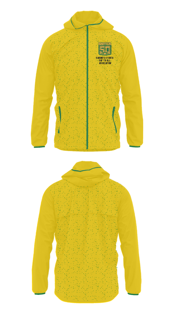 Windbreaker, San Mateo Youth Softball Association, Softball, Teamtime, Team time, sublimation, custom sports apparel, team uniforms, spirit wear, spiritwear, sports uniforms, custom shirts, team store, custom team store, fundraiser sports, apparel fundraiser