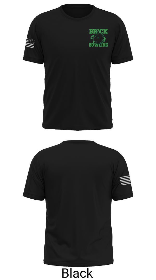 Old School Cotton Feel Shirt, Brick Township High School Bowling, Bowling, Teamtime, Team time, sublimation, custom sports apparel, team uniforms, spirit wear, spiritwear, sports uniforms, custom shirts, team store, custom team store, fundraiser sports, apparel fundraiser
