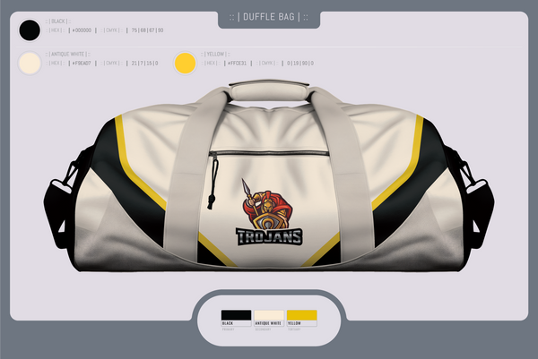 Duffle Bag, TROJANS, Wrestling, Teamtime, Team time, sublimation, custom sports apparel, team uniforms, spirit wear, spiritwear, sports uniforms, custom shirts, team store, custom team store, fundraiser sports, apparel fundraiser