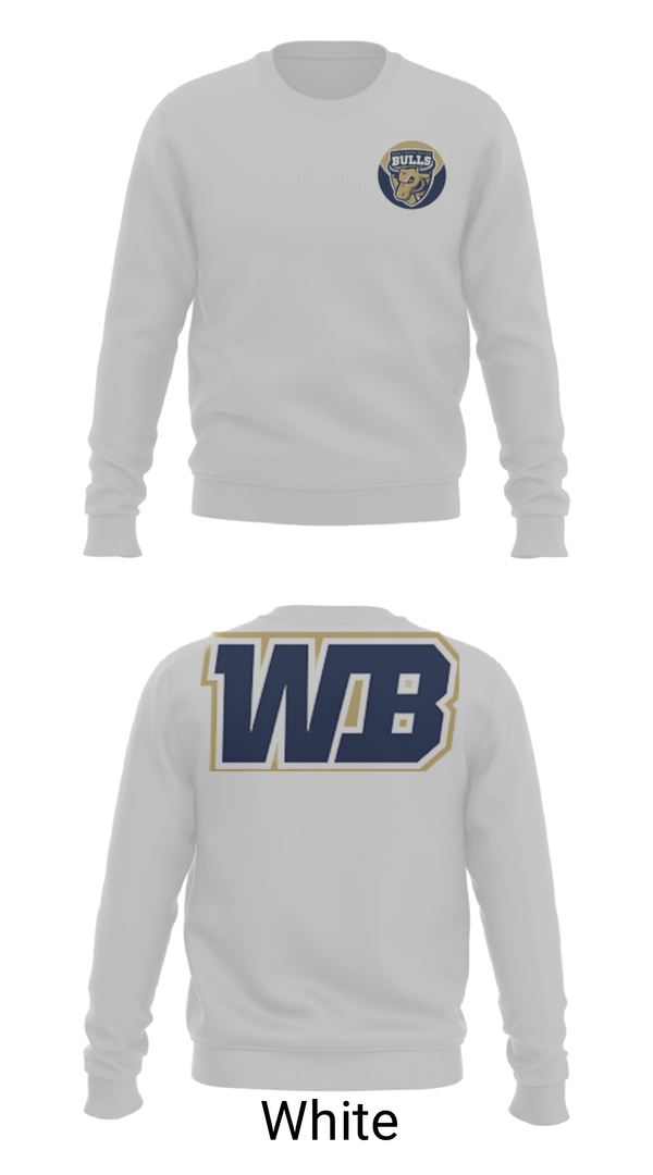 Crew Neck Sweatshirt, West Boca Raton Community High School Lacrosse, Women's Lacrosse, Teamtime, Team time, sublimation, custom sports apparel, team uniforms, spirit wear, spiritwear, sports uniforms, custom shirts, team store, custom team store, fundraiser sports, apparel fundraiser