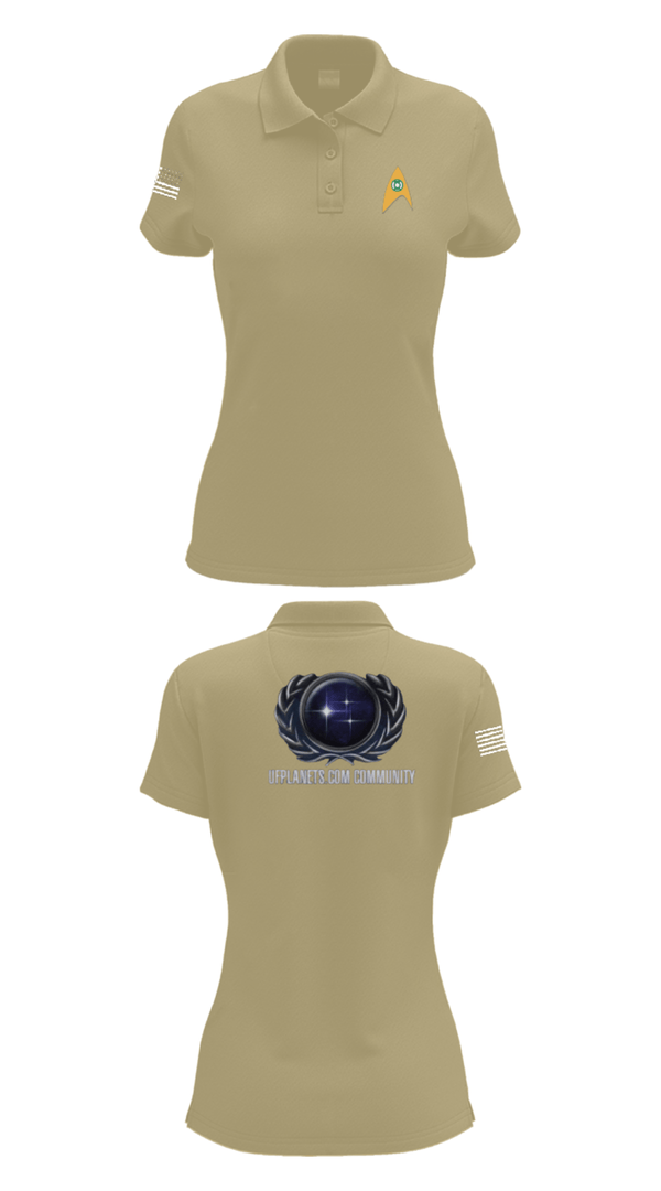 Womens Short Sleeve Performance Polo, UFP, Air Force, Teamtime, Team time, sublimation, custom sports apparel, team uniforms, spirit wear, spiritwear, sports uniforms, custom shirts, team store, custom team store, fundraiser sports, apparel fundraiser