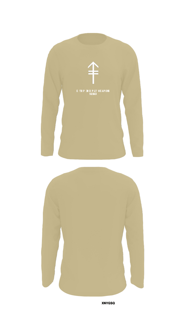Long Sleeve Performance Shirt, 2/2 3rd PLT Weapon SquadE TRP 3RD PLT WEAPONS SQUAD, Army, Teamtime, Team time, sublimation, custom sports apparel, team uniforms, spirit wear, spiritwear, sports uniforms, custom shirts, team store, custom team store, fundraiser sports, apparel fundraiser