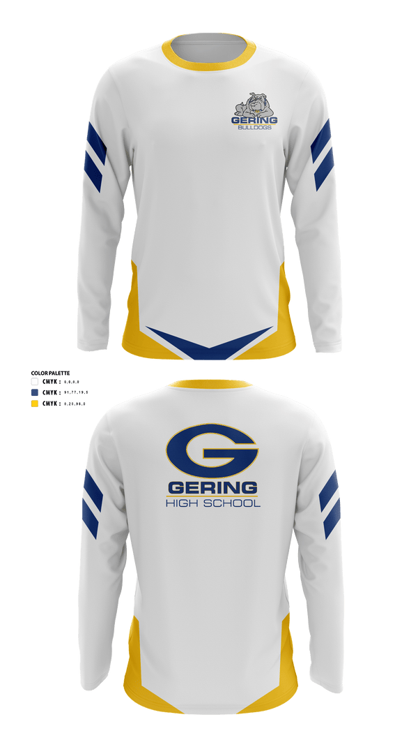Long Sleeve Performance Shirt, Gering High School Golf, Golf, Teamtime, Team time, sublimation, custom sports apparel, team uniforms, spirit wear, spiritwear, sports uniforms, custom shirts, team store, custom team store, fundraiser sports, apparel fundraiser
