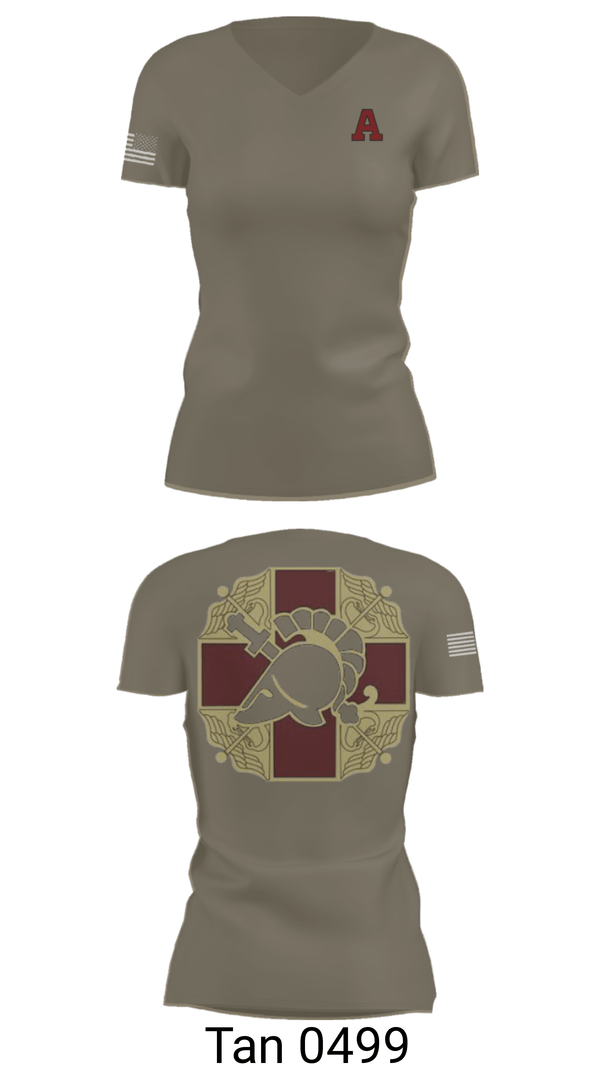 Women's Short Sleeve Vneck Shirt, US MEDDAC, Army, Teamtime, Team time, sublimation, custom sports apparel, team uniforms, spirit wear, spiritwear, sports uniforms, custom shirts, team store, custom team store, fundraiser sports, apparel fundraiser