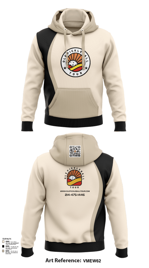 Hoodie, Ole Pickleball Tour, , Teamtime, Team time, sublimation, custom sports apparel, team uniforms, spirit wear, spiritwear, sports uniforms, custom shirts, team store, custom team store, fundraiser sports, apparel fundraiser