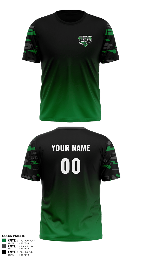 Short Sleeve Performance Shirt, Chippewa Youth Hockey, Spirit Store, Teamtime, Team time, sublimation, custom sports apparel, team uniforms, spirit wear, spiritwear, sports uniforms, custom shirts, team store, custom team store, fundraiser sports, apparel fundraiser